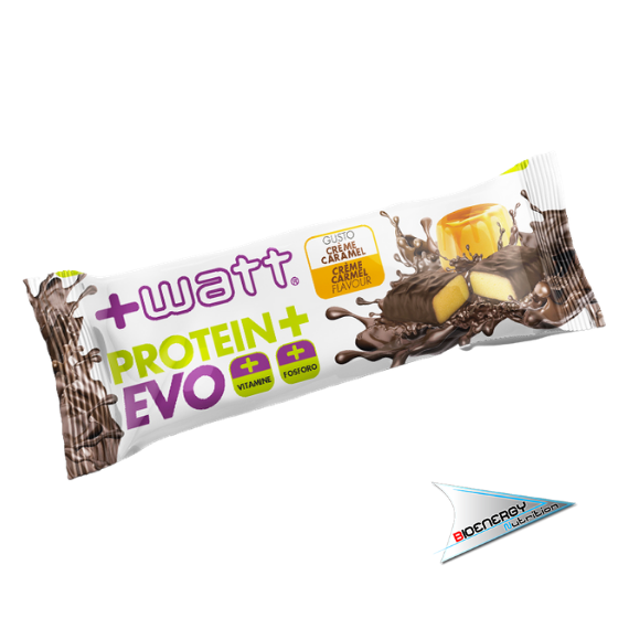 +Watt-PROTEIN+ EVO (Confezione 24 barrette da 40 gr)   Créme Caramel  